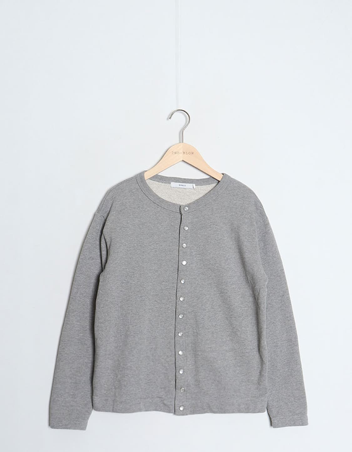 OMNES Sweat Snap Cardigan 상품이미지2