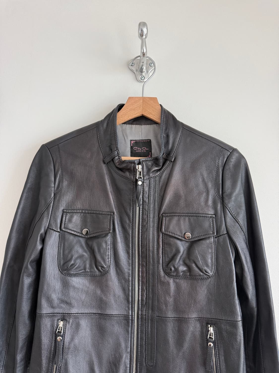 씨티지(City Gee) 램스킨 레더 자켓(LEATHER: ITALY) 상품이미지2