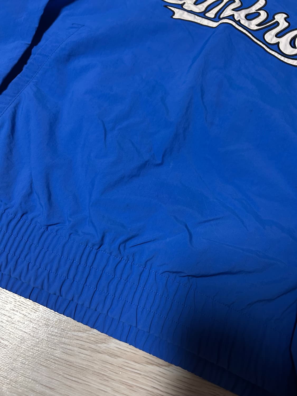 엄브로 프레피 옥스포드 스탠넥 아노락 블루 상품이미지4