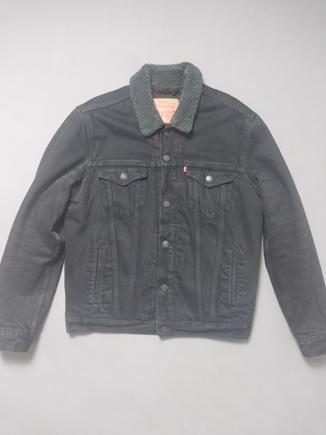 [M] 리바이스 타입3 블랙 쉐르파 트러커 자켓 상품이미지1