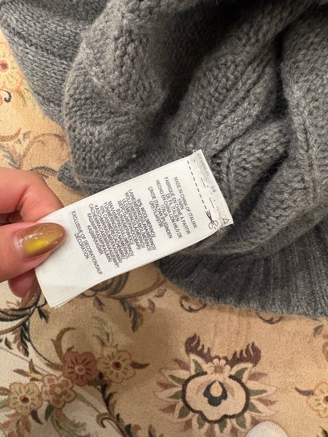 폴로랄프로렌 포니로고 꽈배기니트 상품이미지4