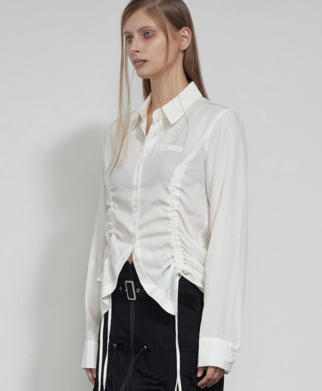 보헤미안서울 프린세스 라인 셔링 셔츠 상품이미지2