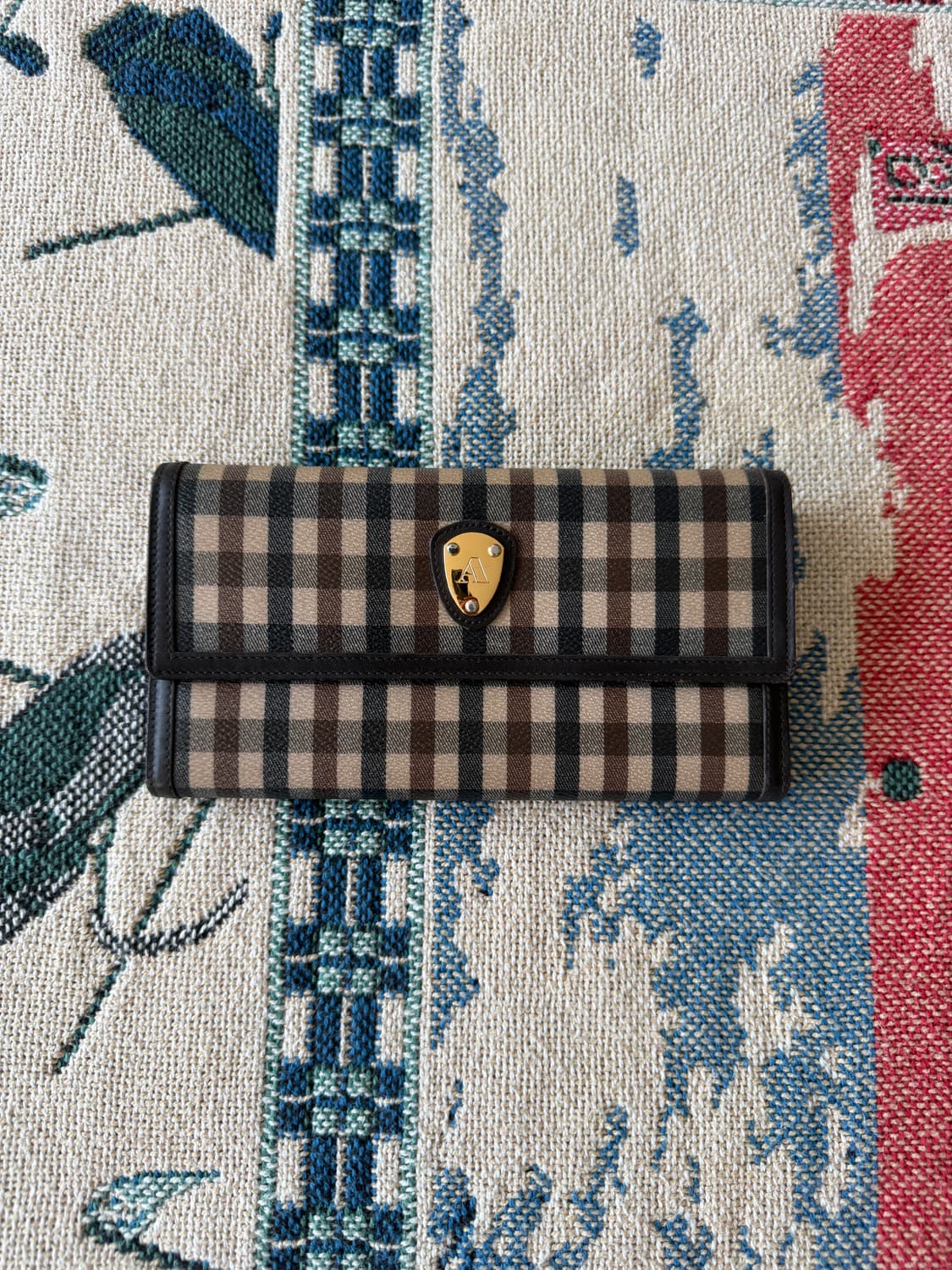 아쿠아스큐텀(Aquascutum) 체크 장지갑 상품이미지1