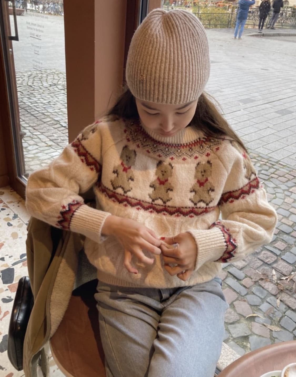 메이비베이비 디어리스트 테디 곰아지 니트 상품이미지6