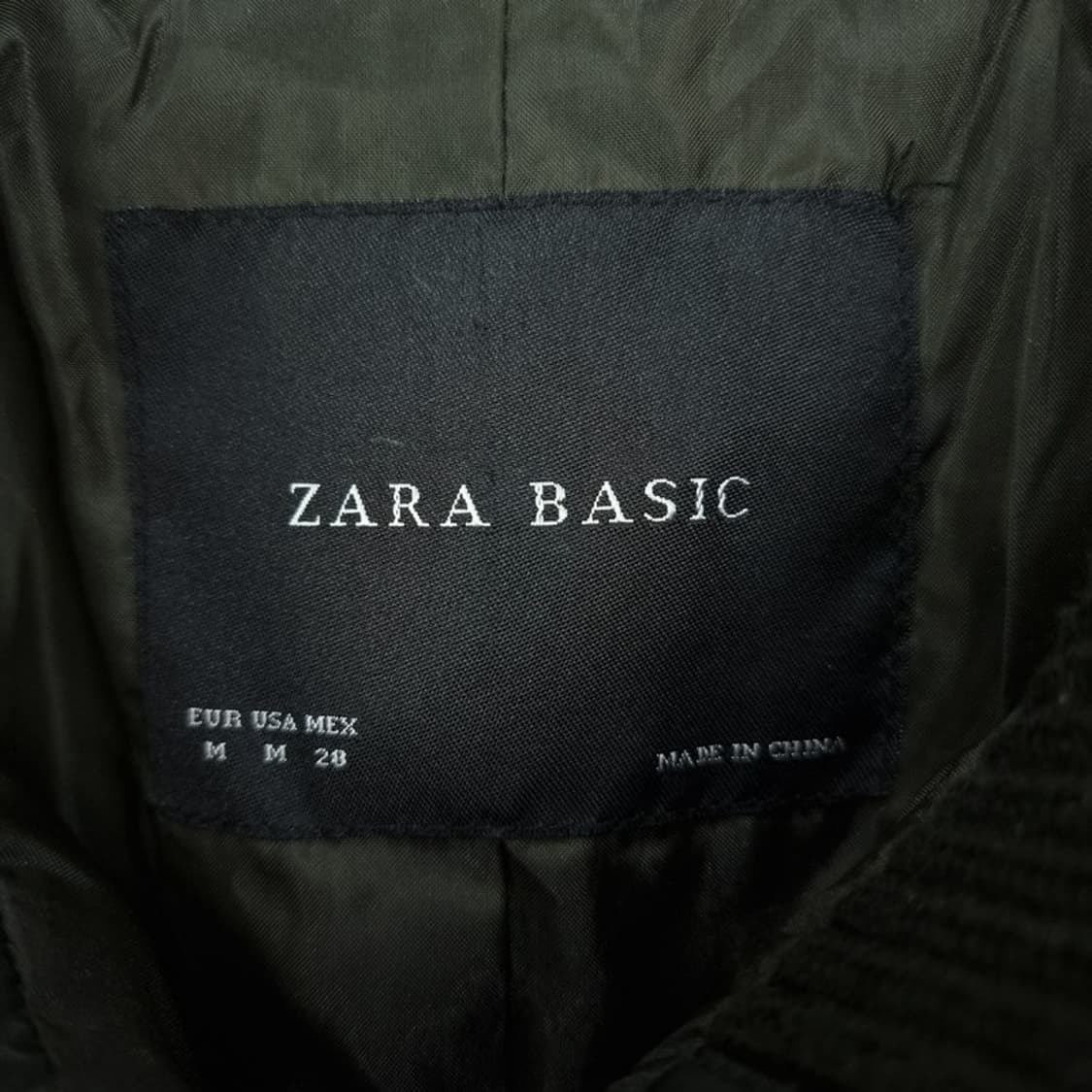 [자라] 벨티드 퀄팅 퀼팅 자켓 M18990 상품이미지7