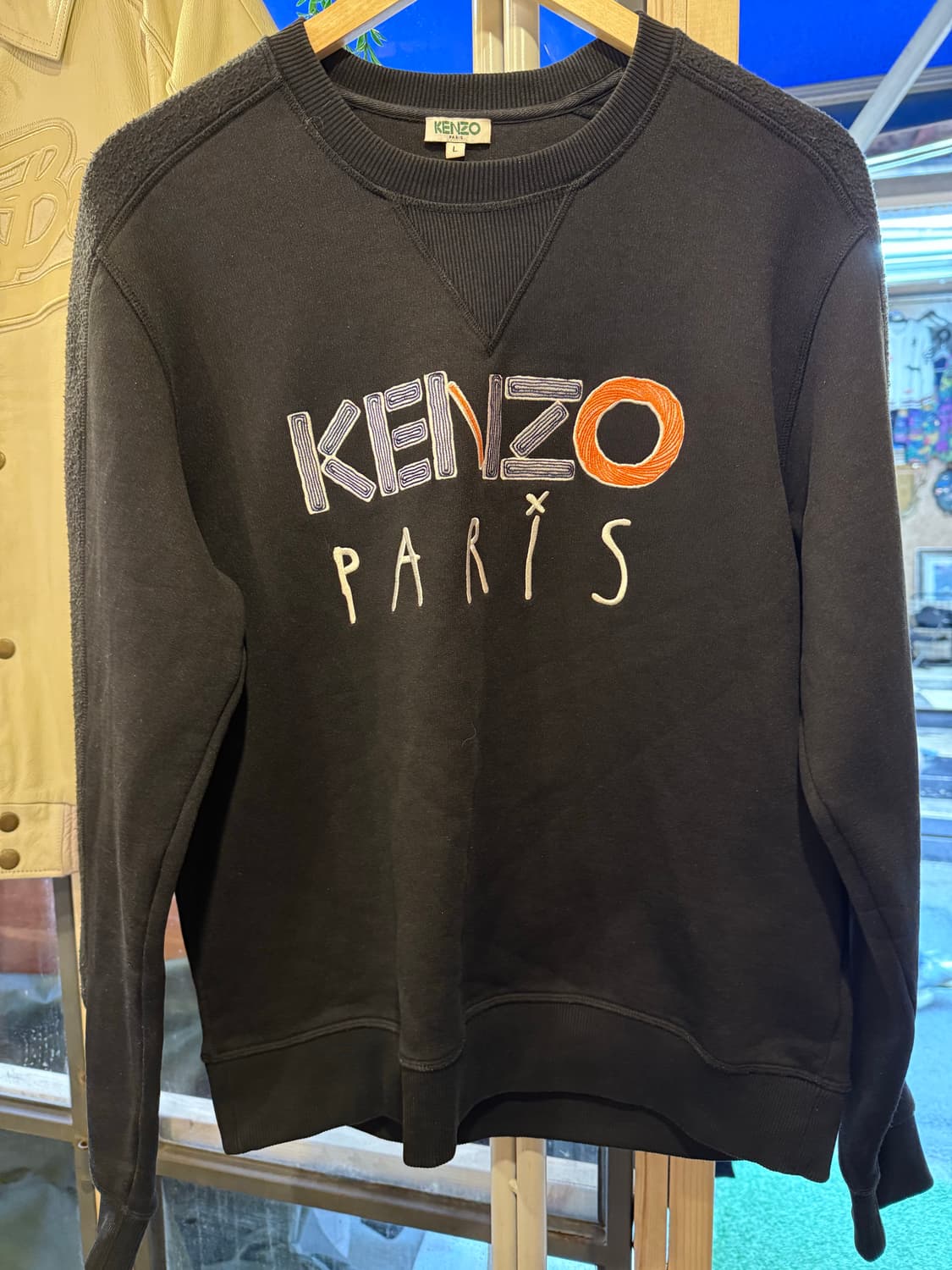 겐조 파리스 블랙 맨투맨 상품이미지1