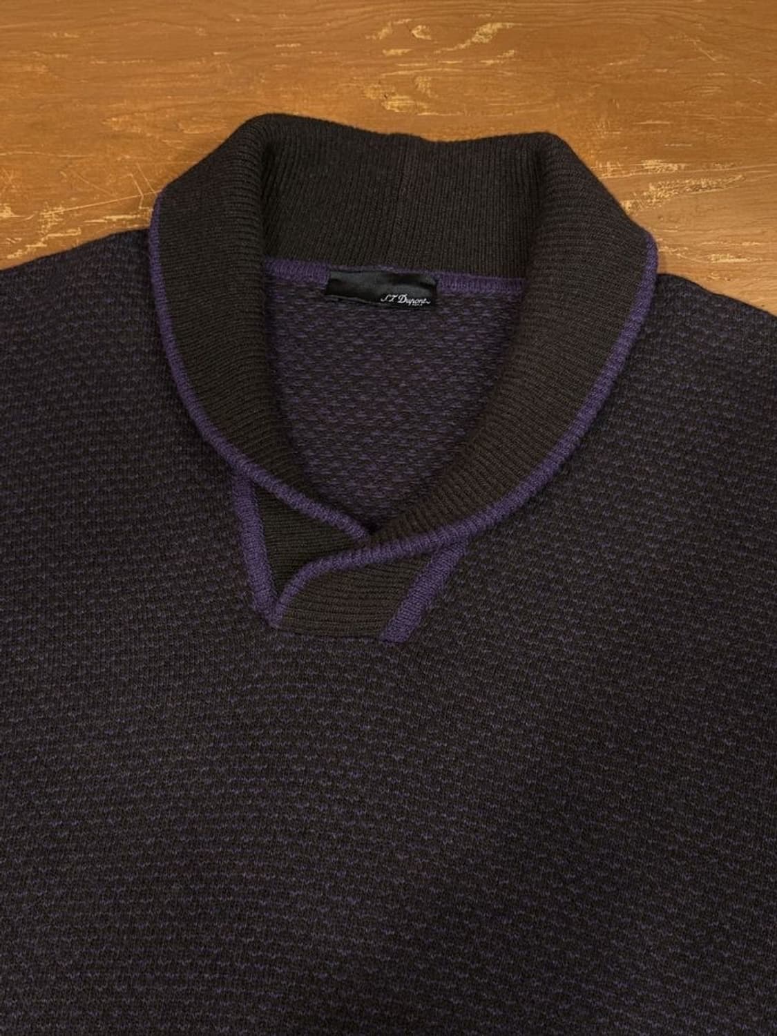 듀퐁 숄칼라 니트 상품이미지6