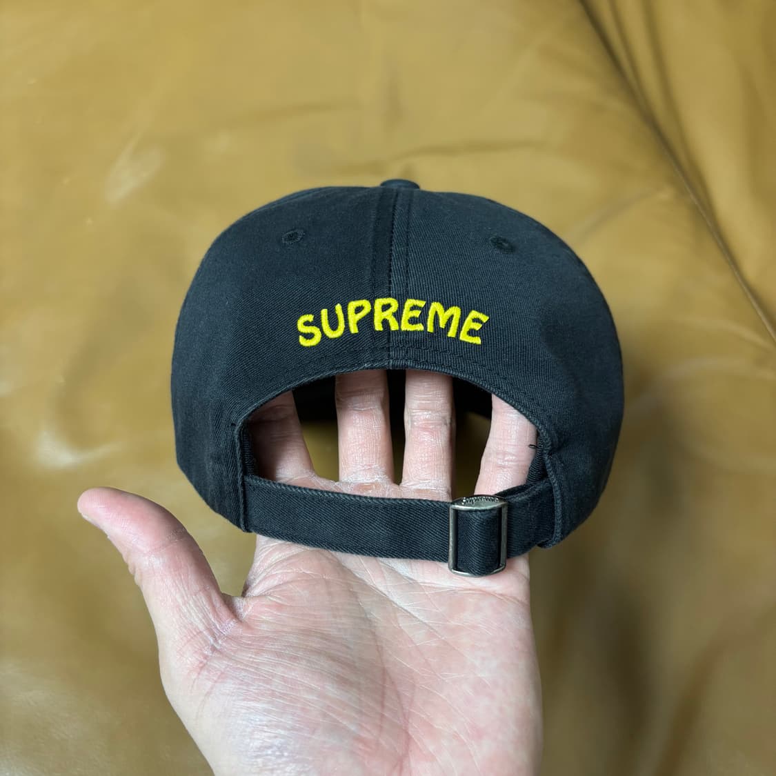 슈프림 6패널 볼캡 모자 라이온 워시드 블랙 상품이미지7