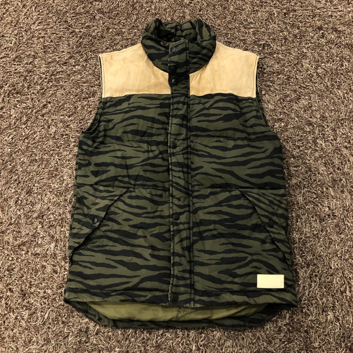 95 아디다스 카모 패턴 패딩 조끼 상품이미지1