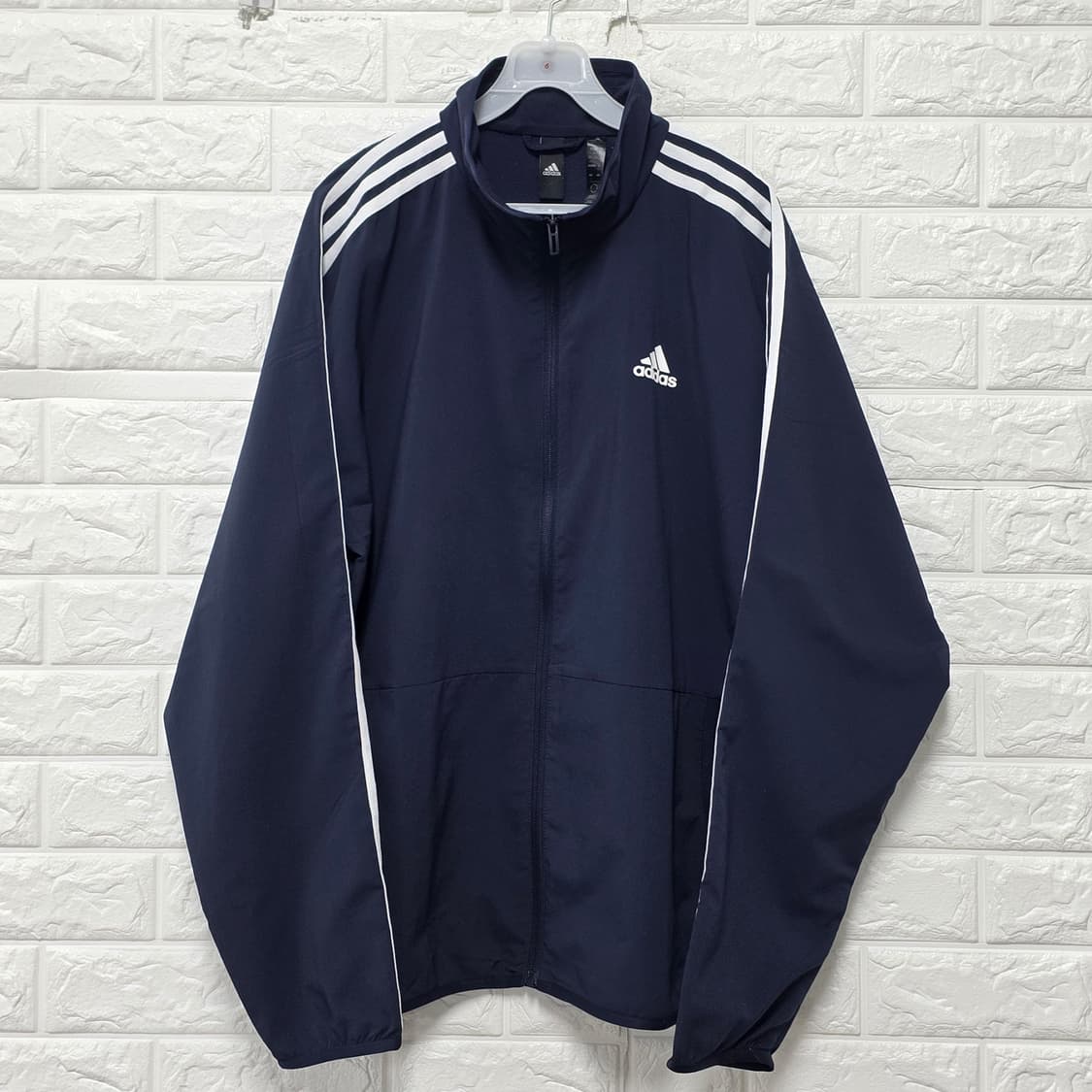 택포// 아디다스 네이비 삼선 트랙 자켓 져지 L 상품이미지1