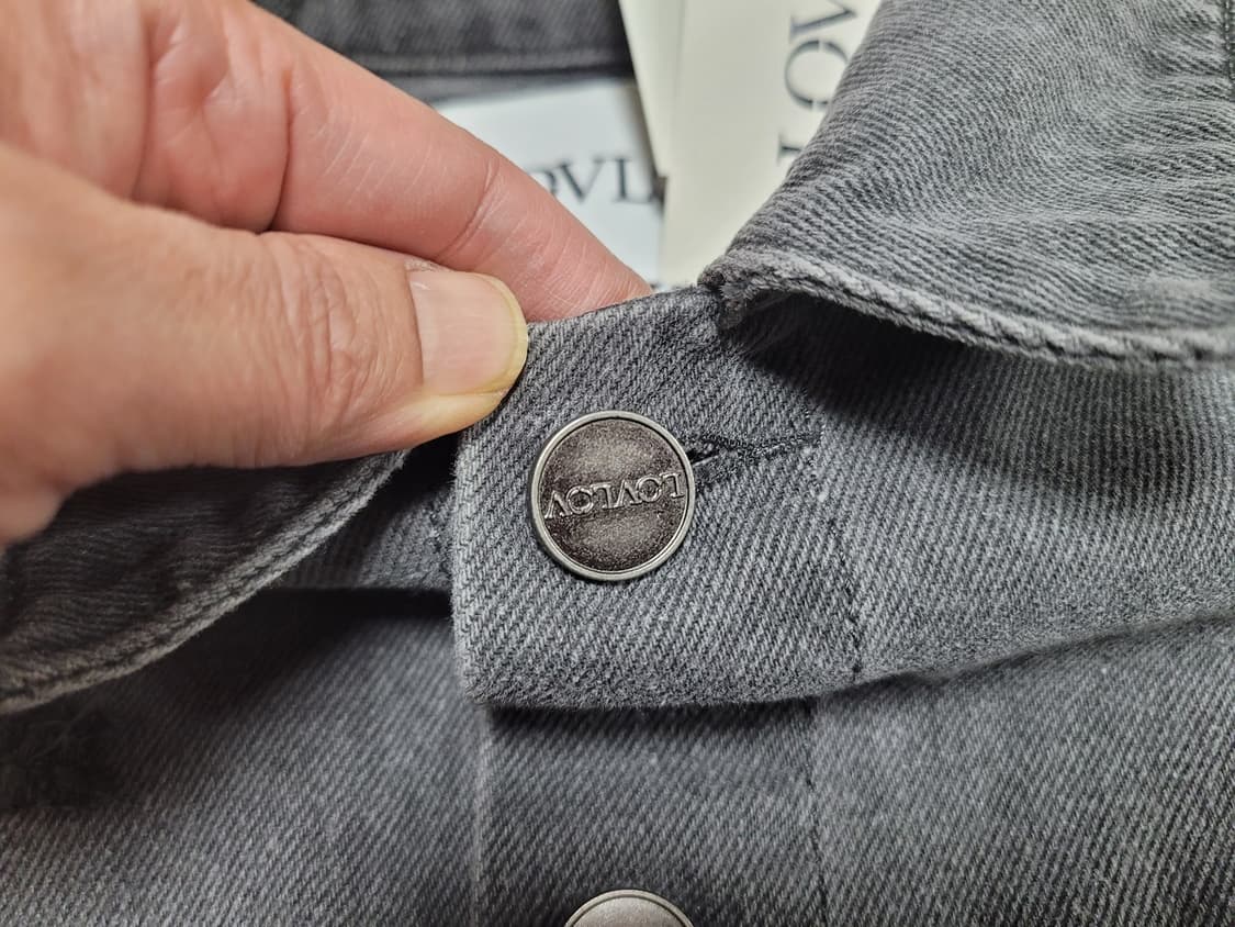 로브로브(LOVLOV) 하트자수 데님자켓 55-66 새상품 상품이미지6