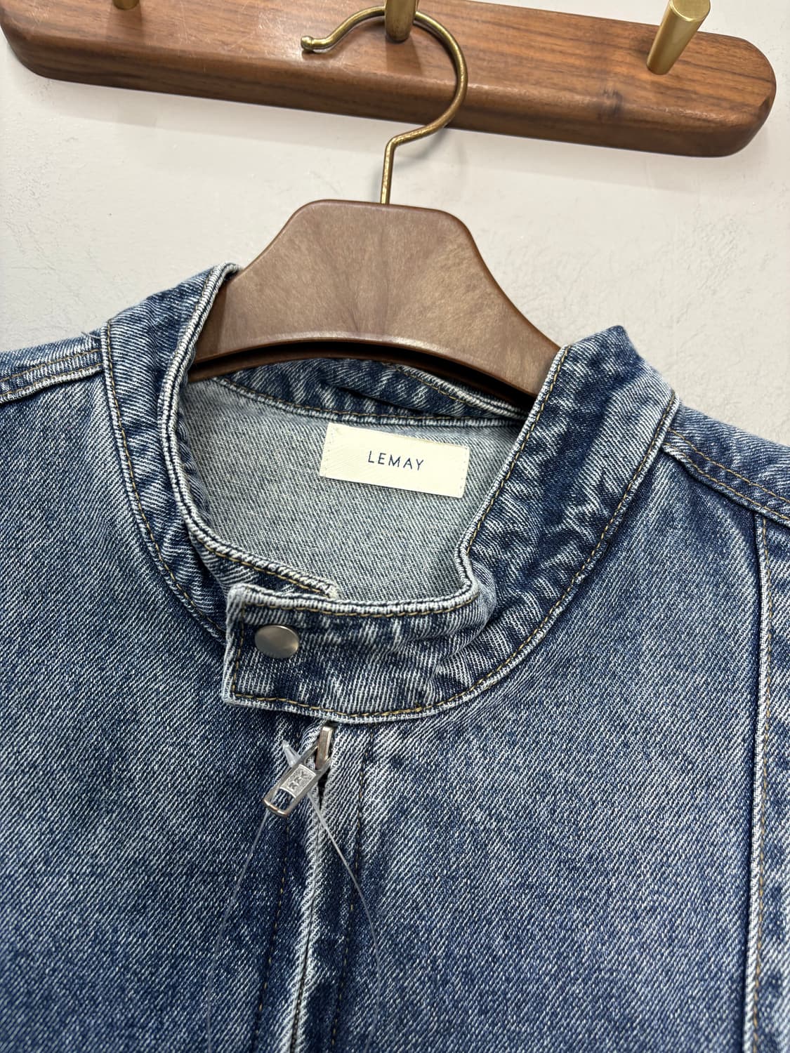 르메이 데님 워싱 라이더 자켓 A3236 상품이미지4