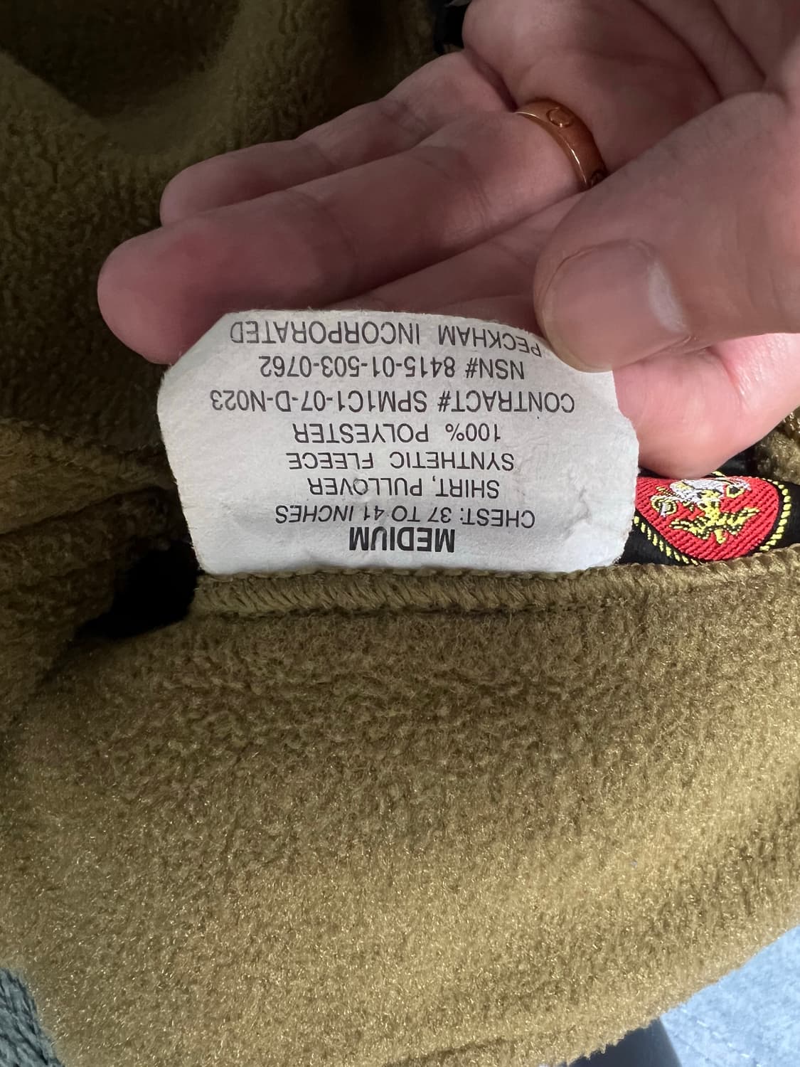 미해병대 USMC 폴라텍 플리스 미디엄 상품이미지6