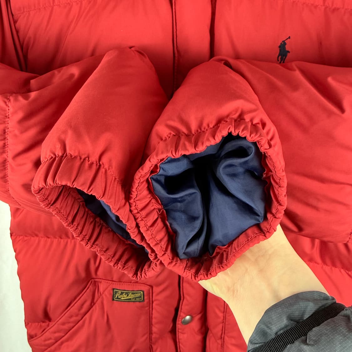 (L) 폴로 랄프로렌 주니어/우먼스 푸퍼 패딩 레드 상품이미지3