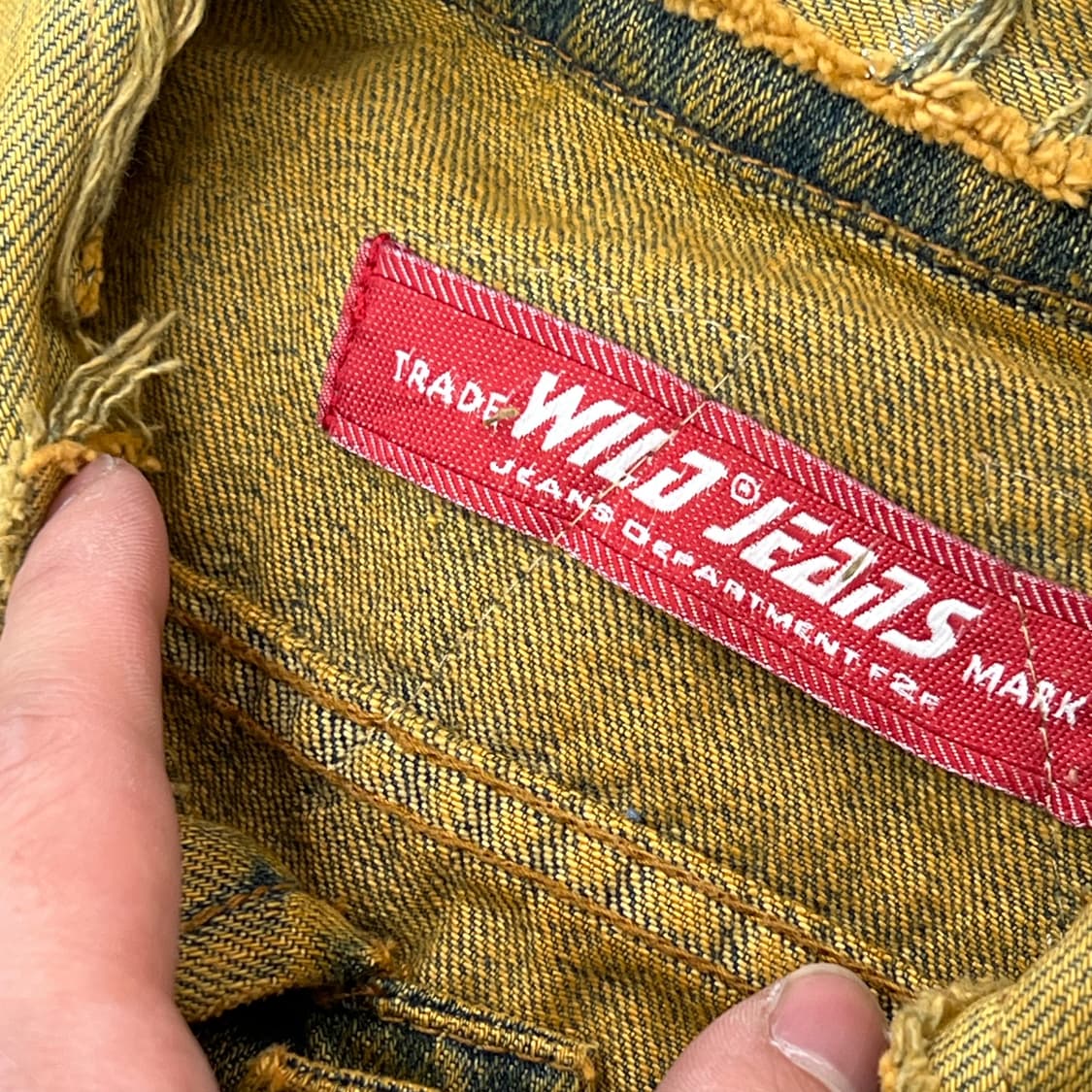 빈티지 워싱 컷오프 데님 자켓 r3137 상품이미지6