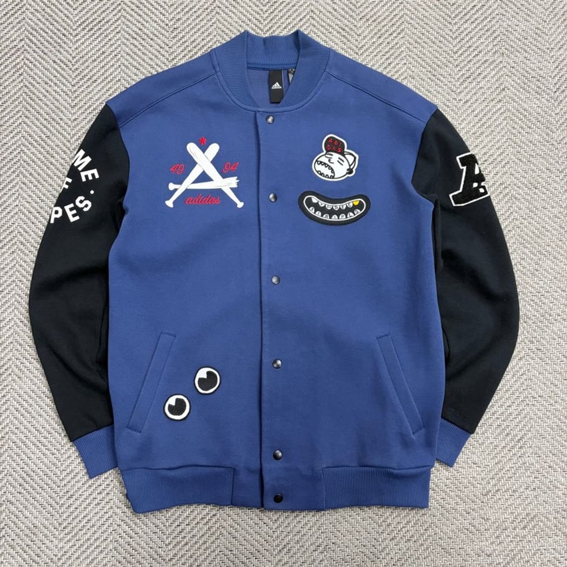 아디다스 자수 바시티 자켓 v1689 상품이미지1