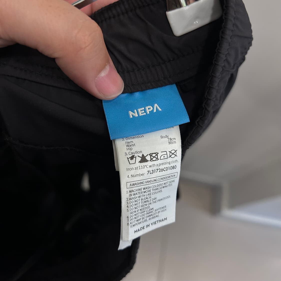 네파 퍼포먼스 스포츠 스판나일론 숏츠 반바지 상품이미지3