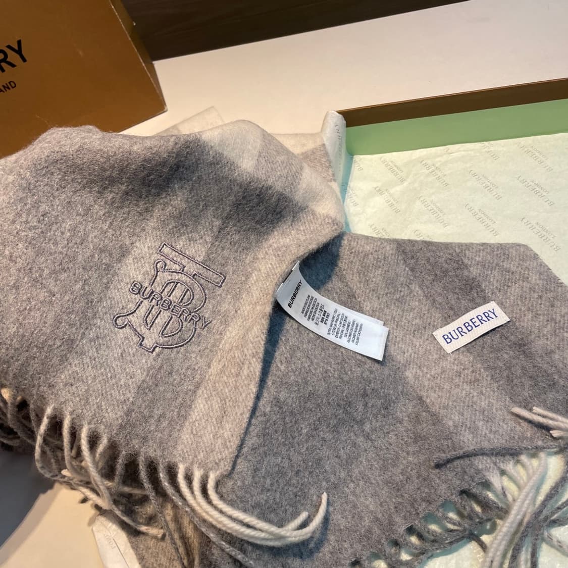 버버리숙녀 리버서블 스카프100% 램스울 상품이미지4