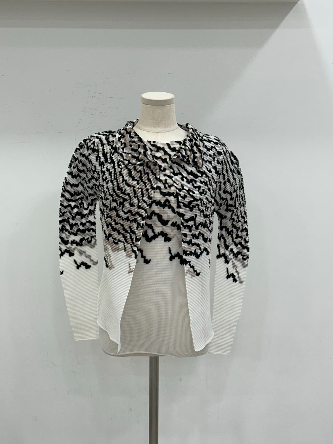 이세이미야케 me 반팔 가디건 set 상품이미지1