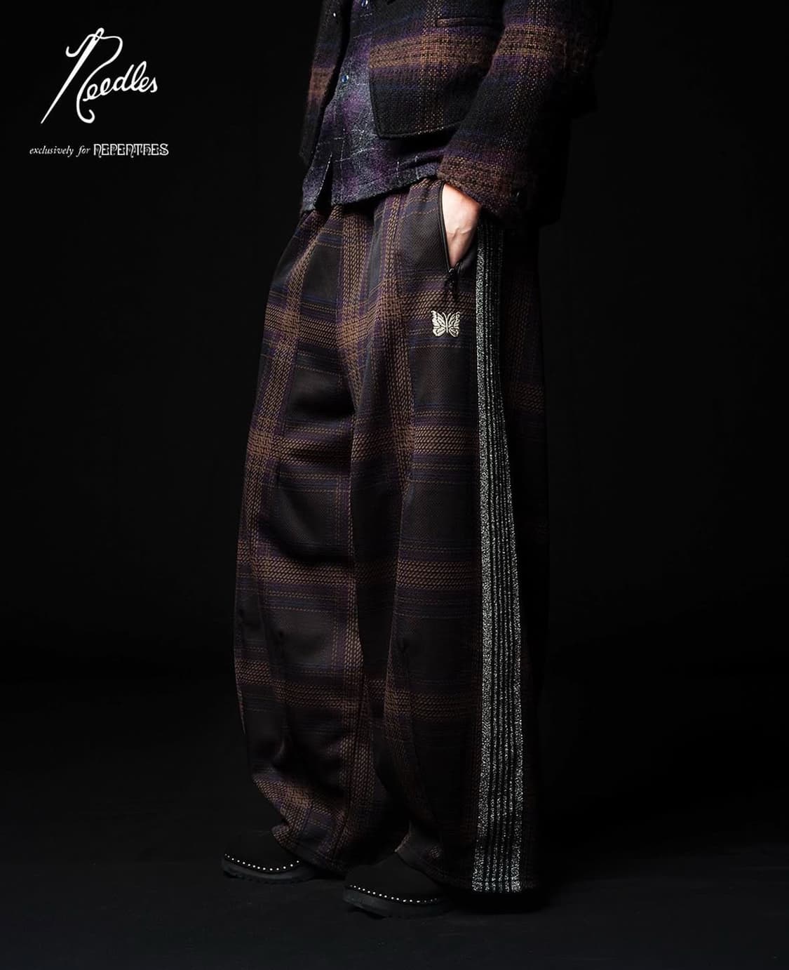 23FW Needles H.D Track Pant Poly JQ  상품이미지2