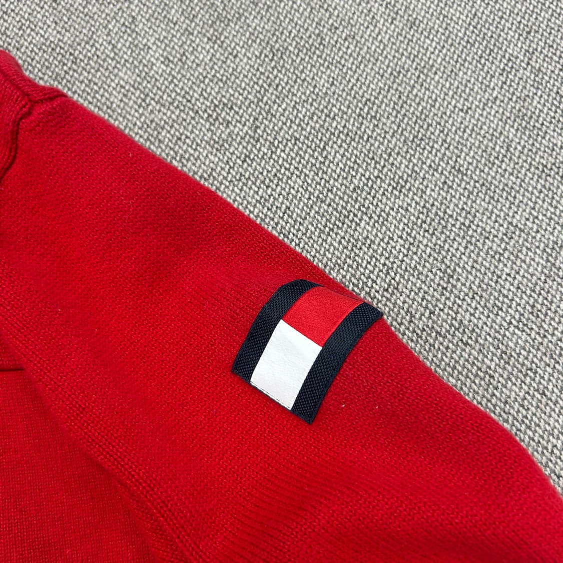 타미힐피거 플래그 니트집업(L) 상품이미지6