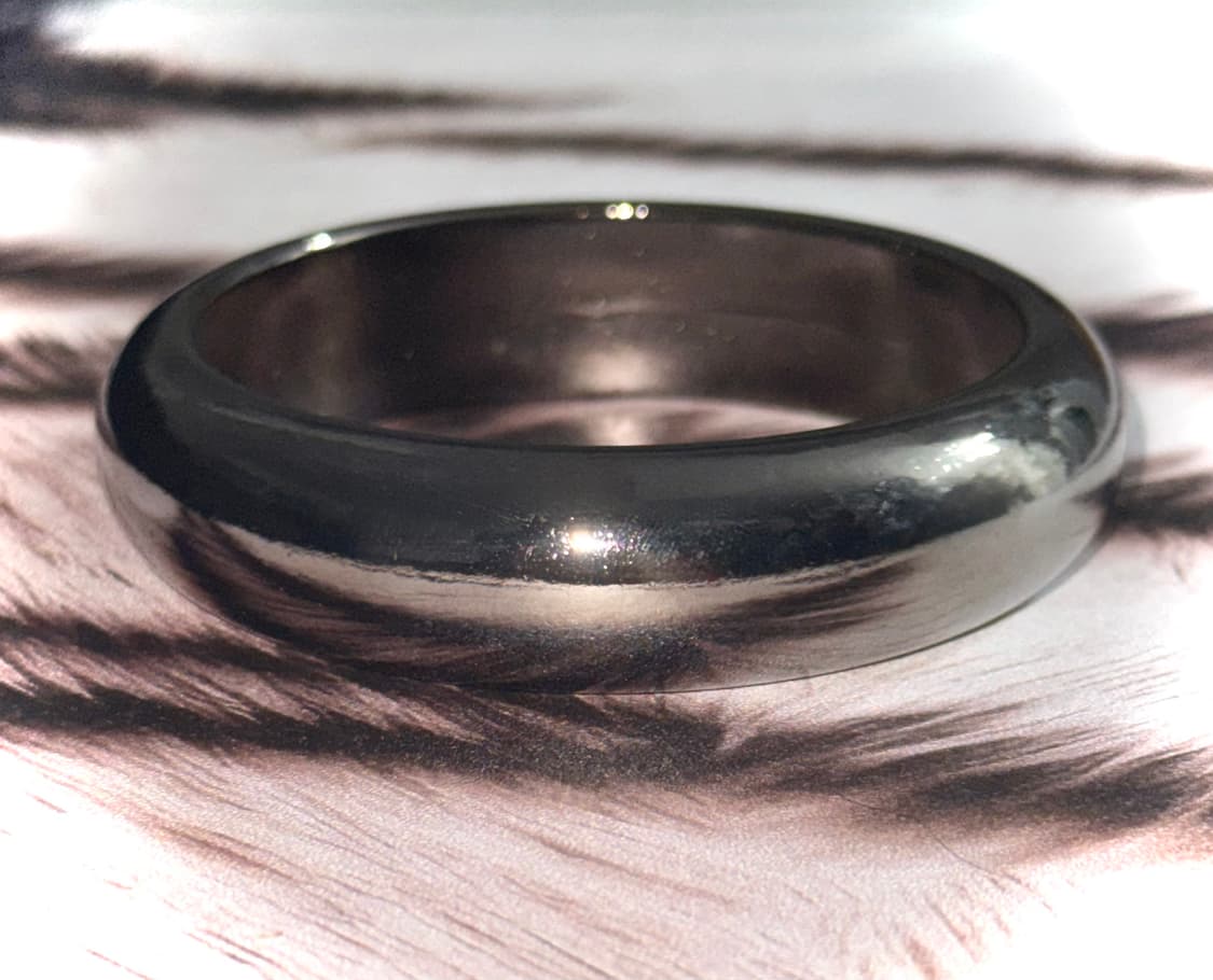 일본 시부야 갸루 펑크 다크 실버 금속 뱅글 팔찌 상품이미지2