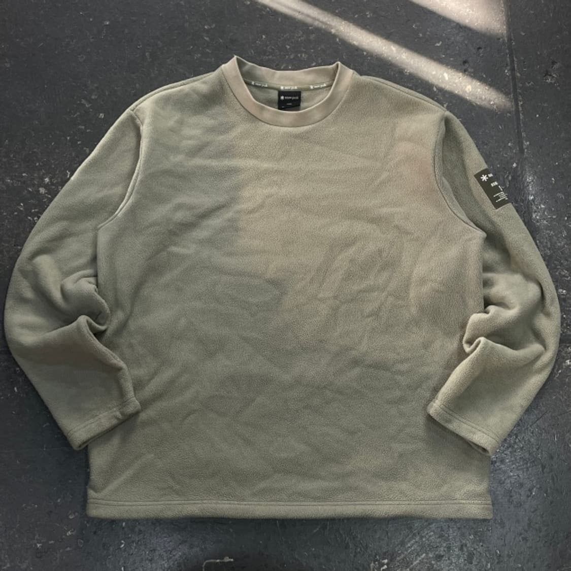 105 스노우피크 후리스 맨투맨 (변색아님, 햇빛) 상품이미지1