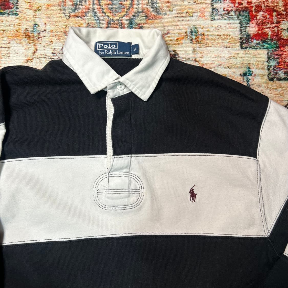 [S] 폴로 랄프로렌 스트라이프 럭비티 상품이미지2