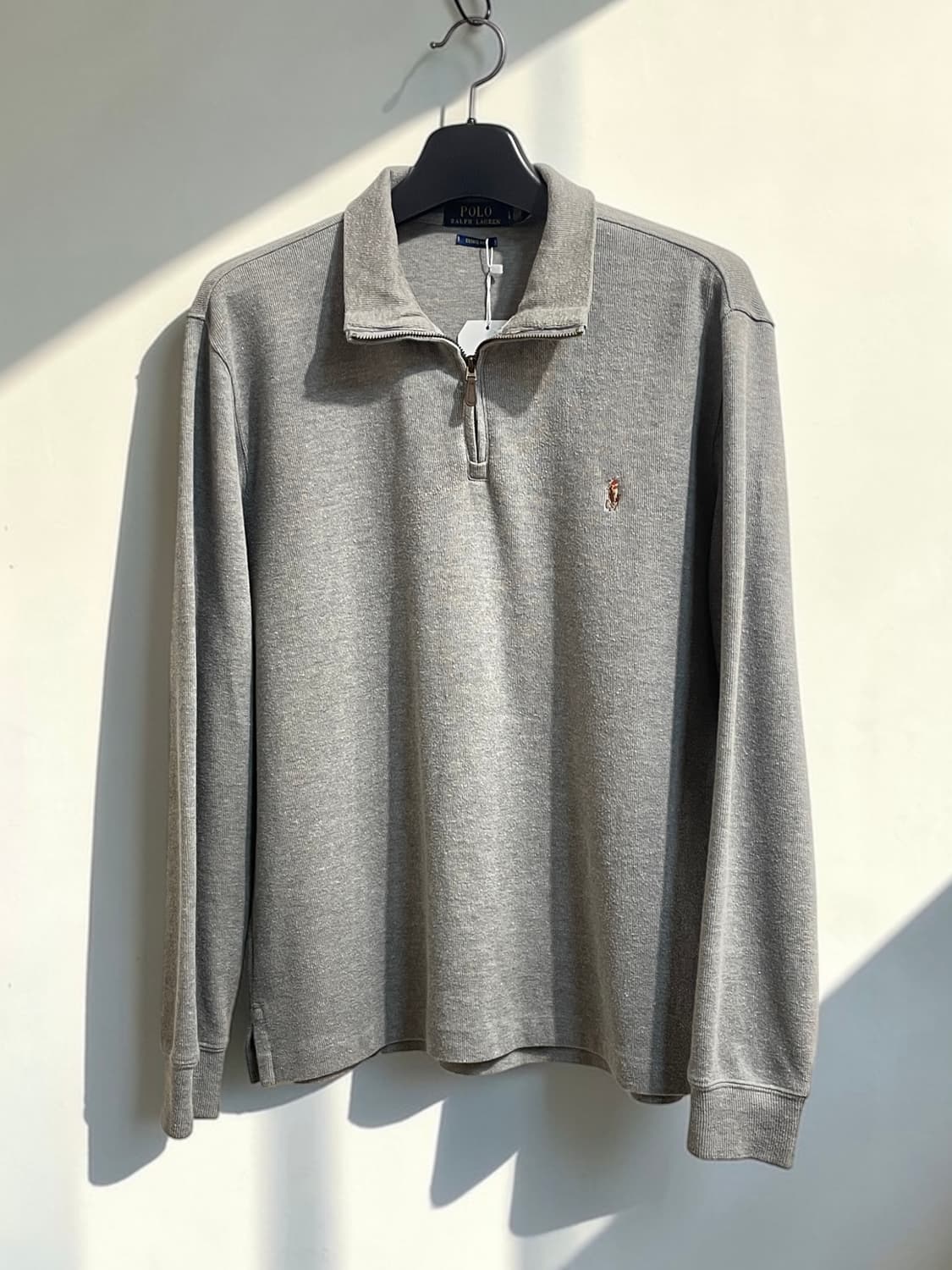 폴로 랄프로렌 에스테이트 립 그레이 하프집업 상품이미지1