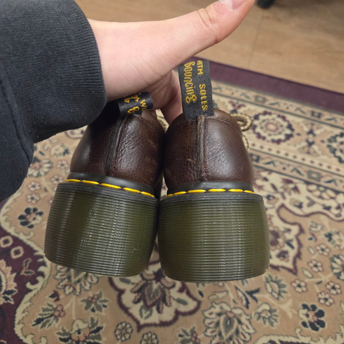 닥터마틴 크랜포드 크레이지홀스 브라운 uk4 230-235 상품이미지3