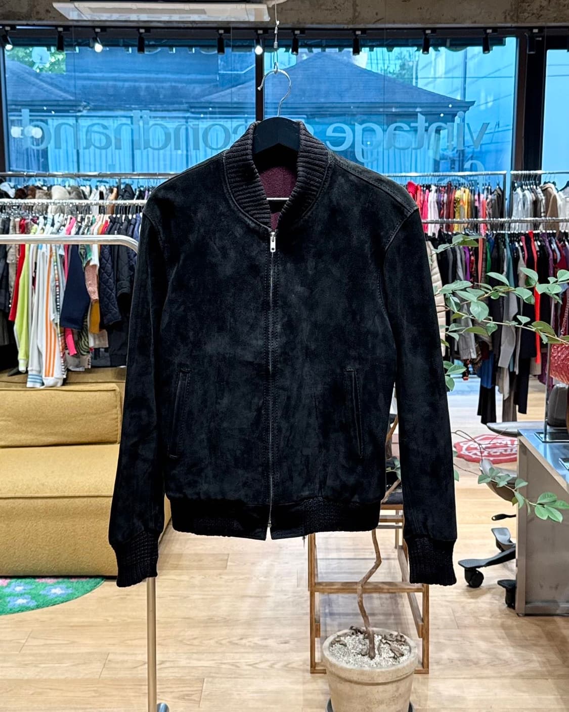 마스콧 블랙 오리지널 레더 자켓  상품이미지1