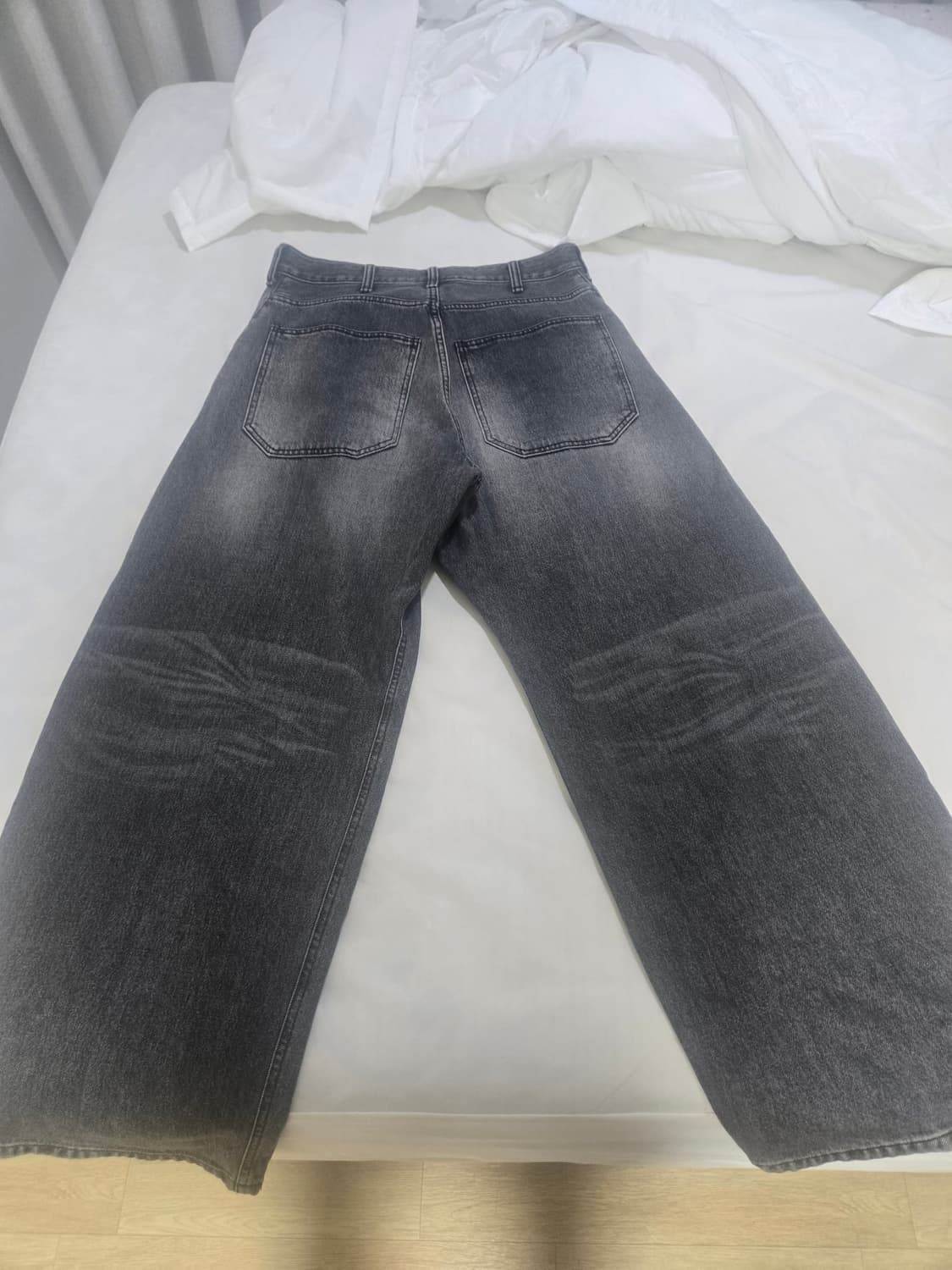 급처)해칭룸 와이드커브진 블랙블루 일괄 상품이미지2