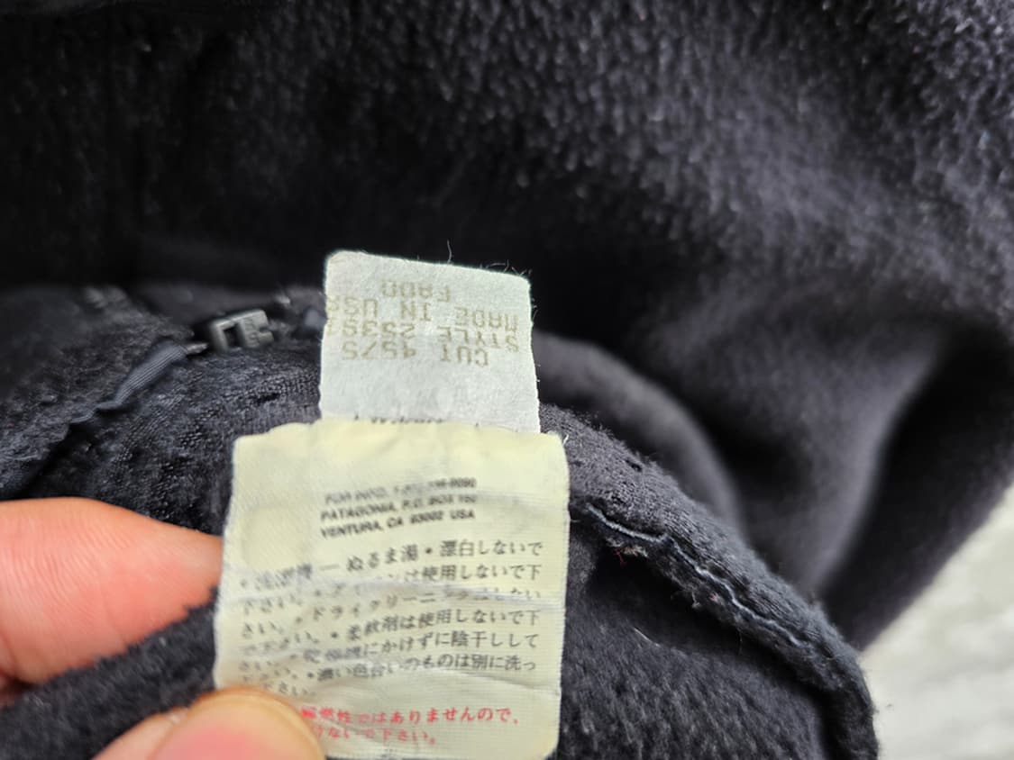 90s 파타고니아 신칠라 풀집업 플리스 (made in usa) 상품이미지7