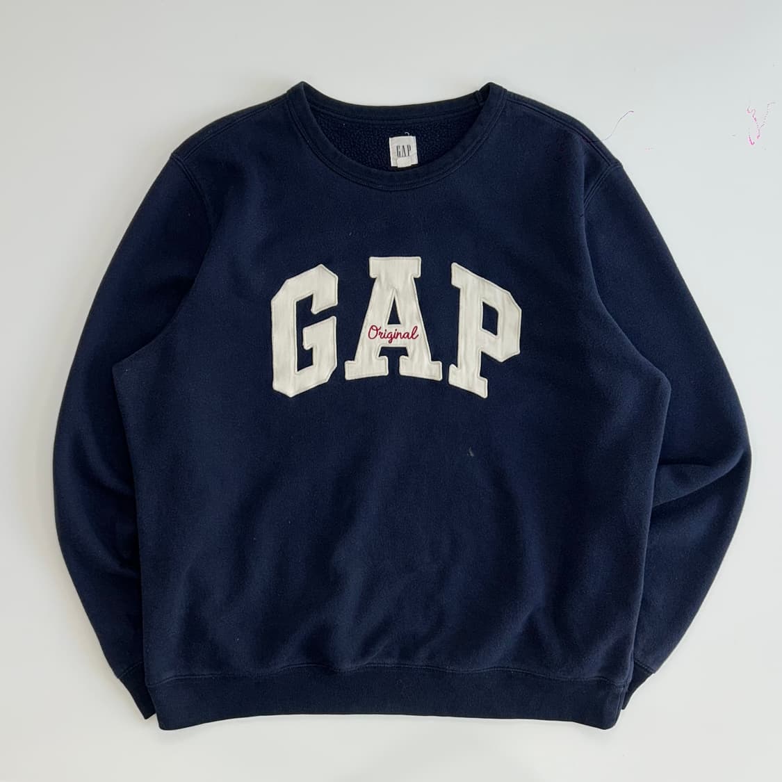 GAP 갭 화이트로고 네이비 맨투맨 상품이미지3