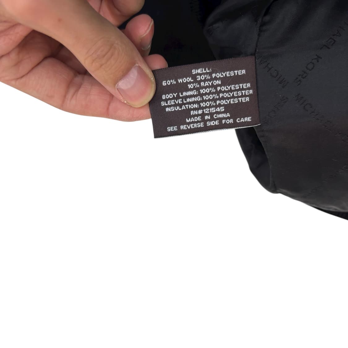 마이클코어스 네이비 울 블루종 상품이미지4