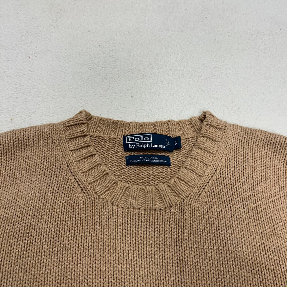 Polo Beige Knit 상품이미지6
