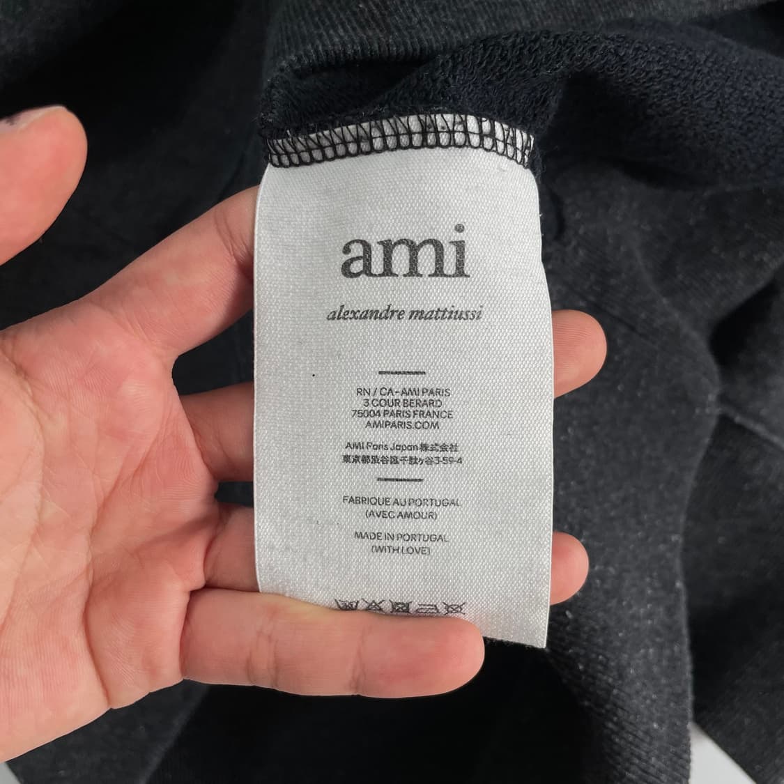 Ami  아미 와펜 패치로고 스웻 맨투맨 상품이미지4
