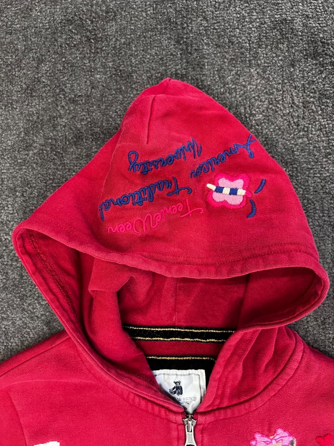 티니위니 자수 후드 집업 상품이미지5