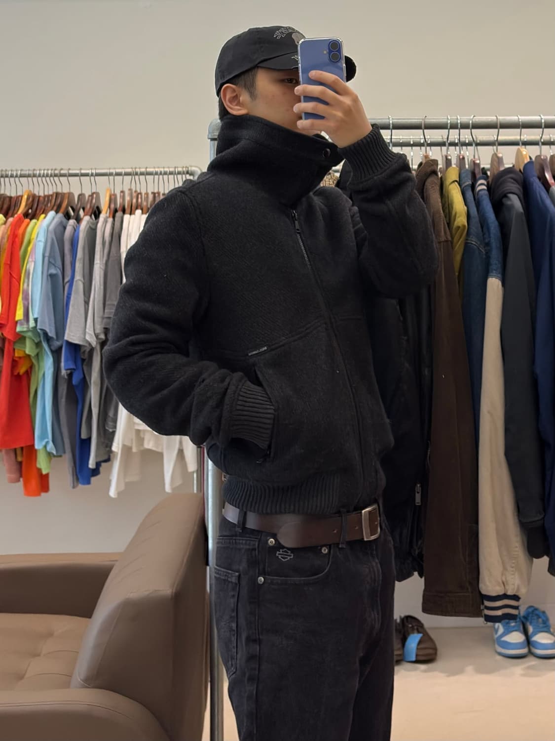 돌체앤가바나 시어링 카라 부클 집업 상품이미지9