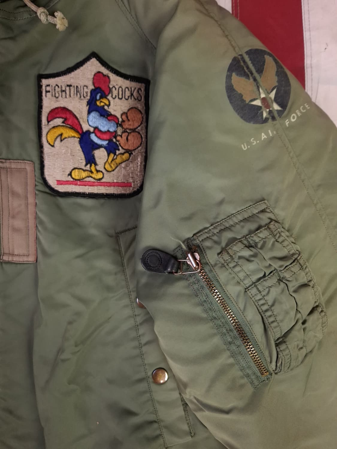 오리지날 휴스턴 미공군 N-3B 파카 상품이미지3