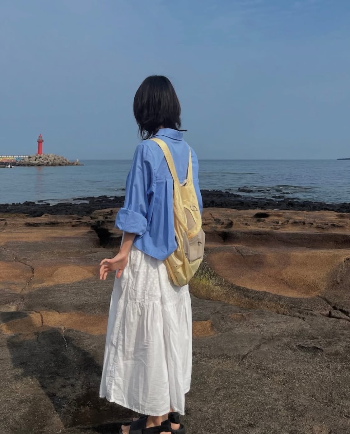 미스치프 라이트웨이트 집 어라운드 백팩 옐로우 상품이미지2