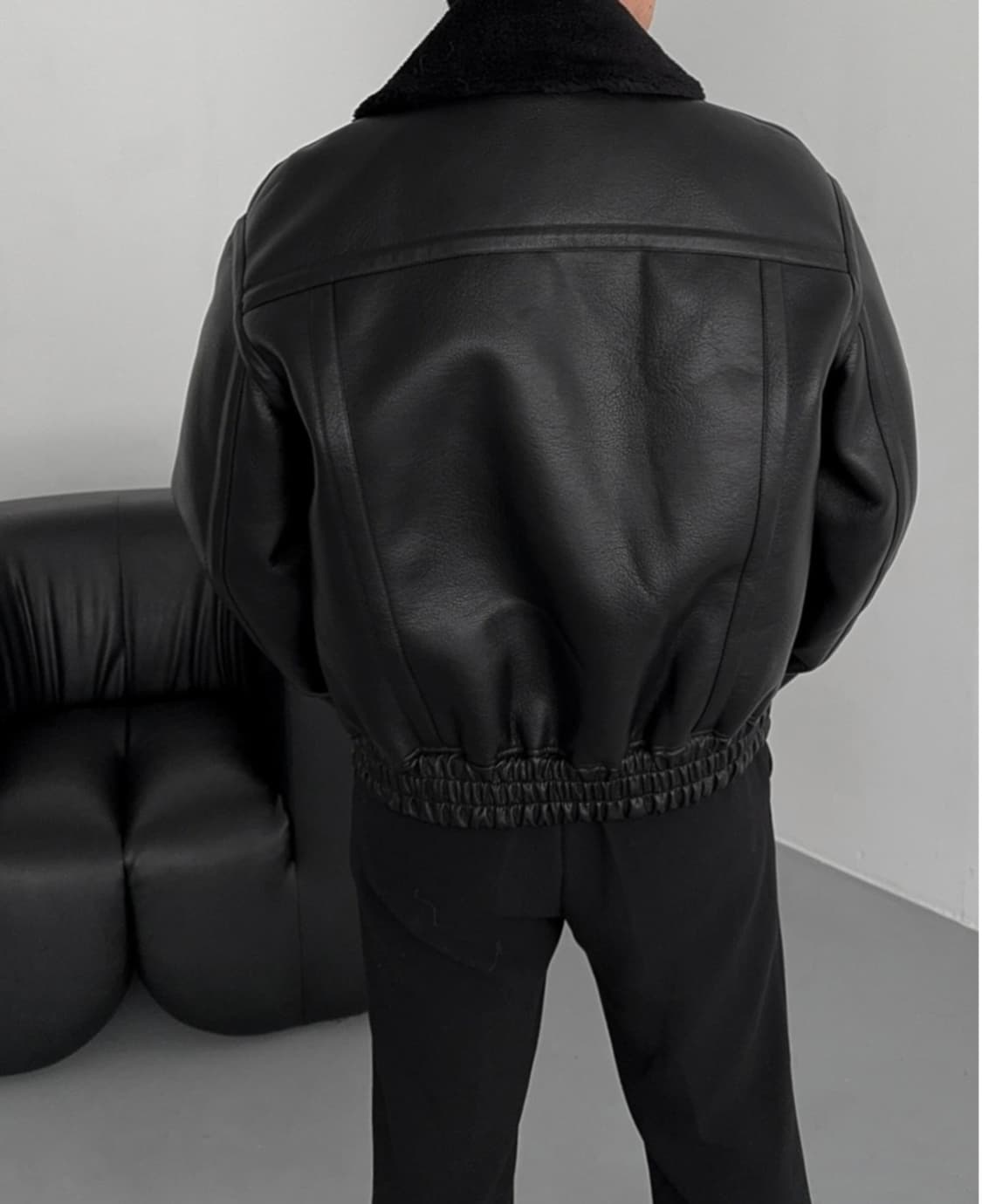 바이커 무스탕  상품이미지4