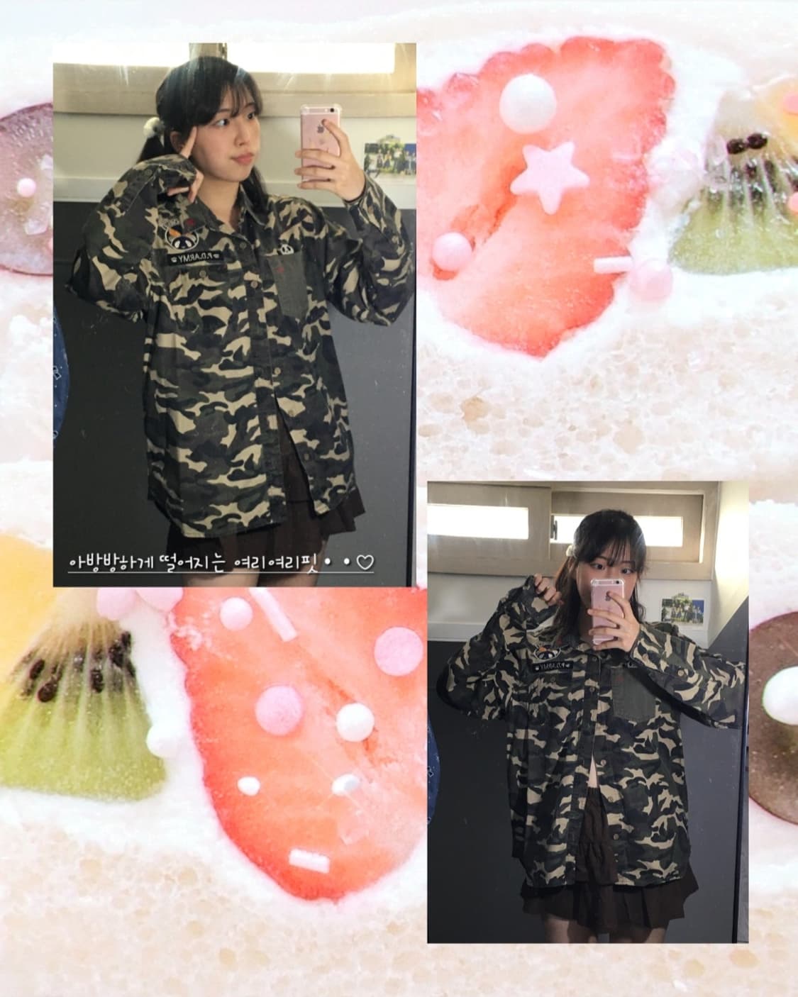 판다이스타 pandiesta japan 카모플라쥬 셔츠 상품이미지5