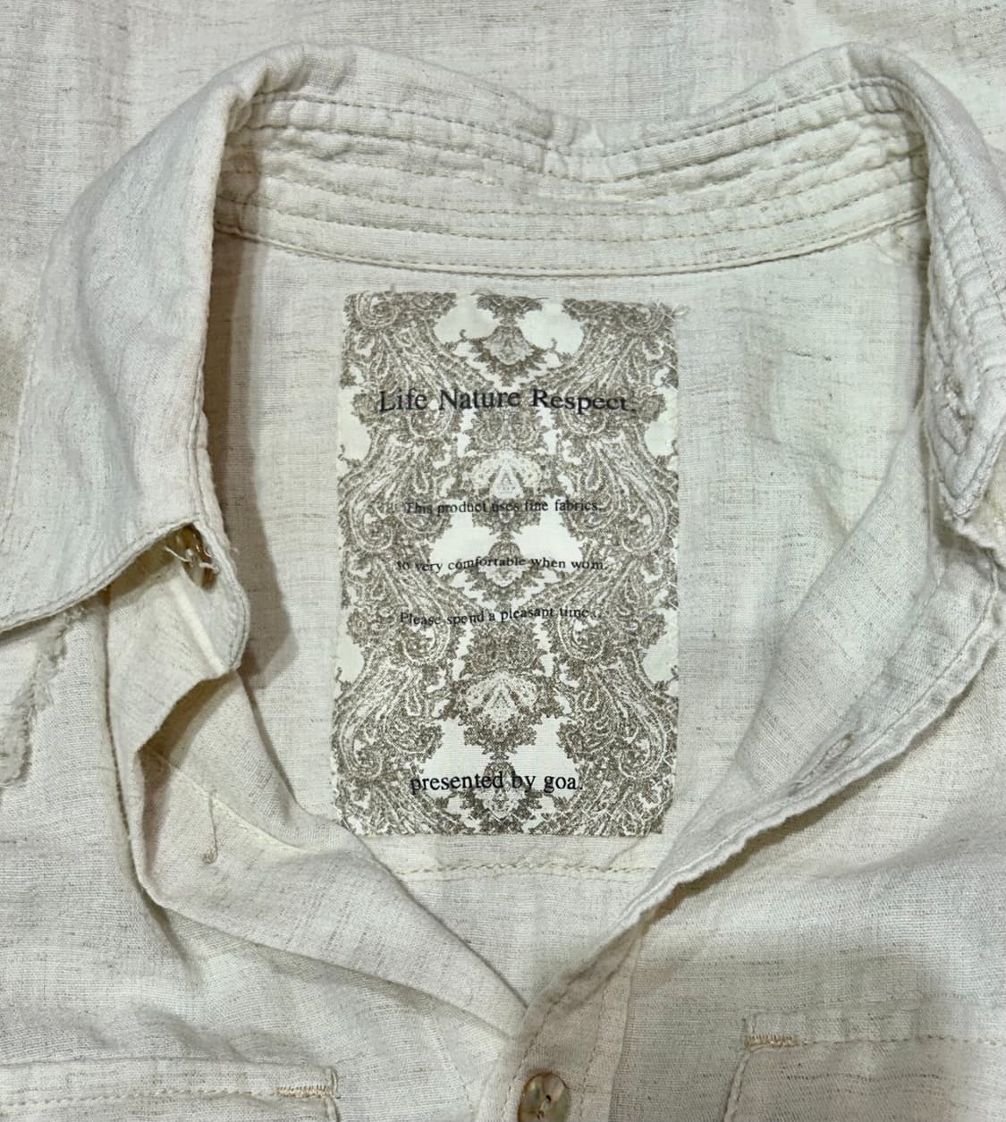 G.O.A long shirt G.O.A 보헤미안 무드 롱 셔츠 상품이미지3