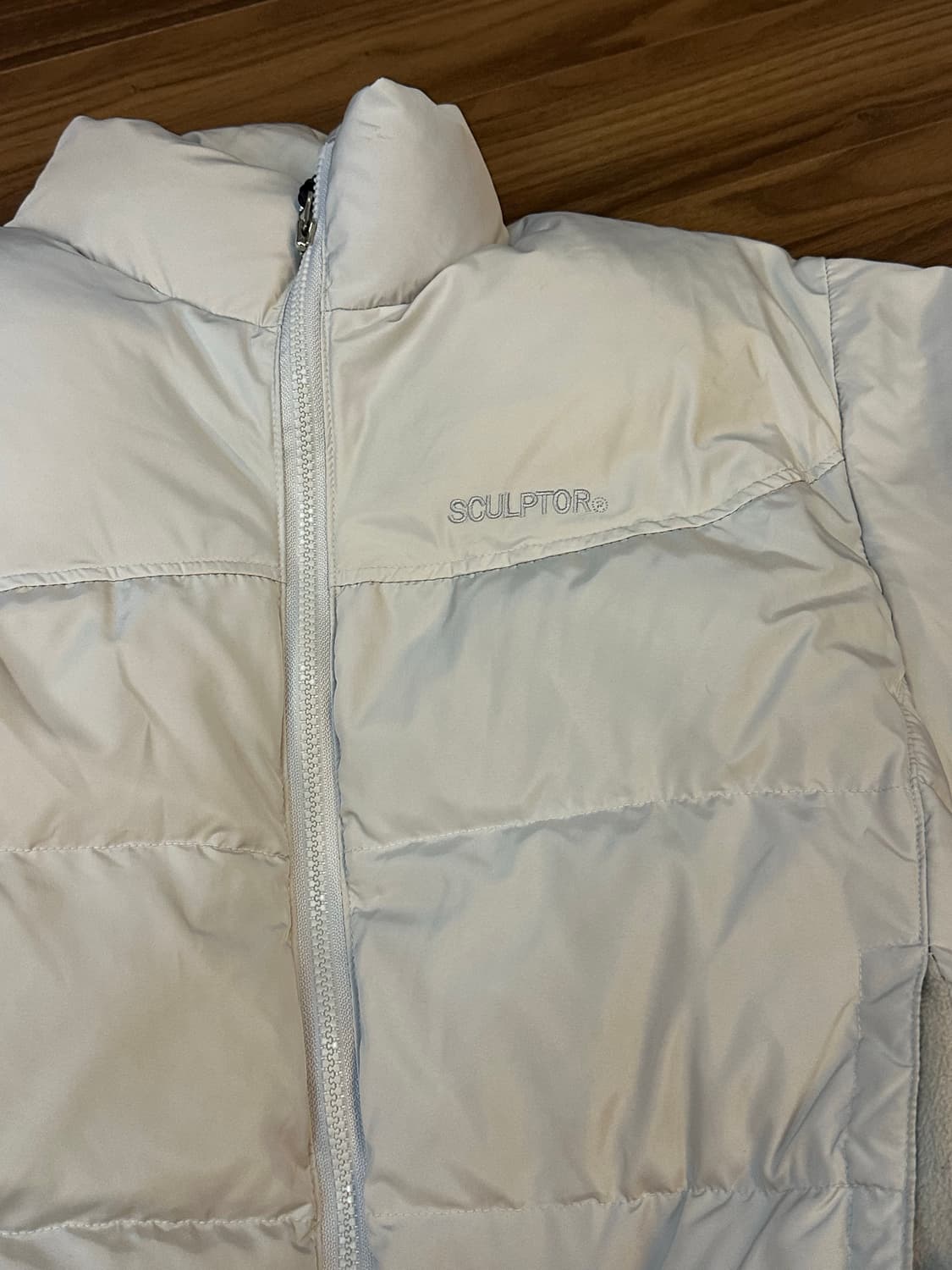SCULPTOR 숏패딩 L 아이보리 상품이미지3