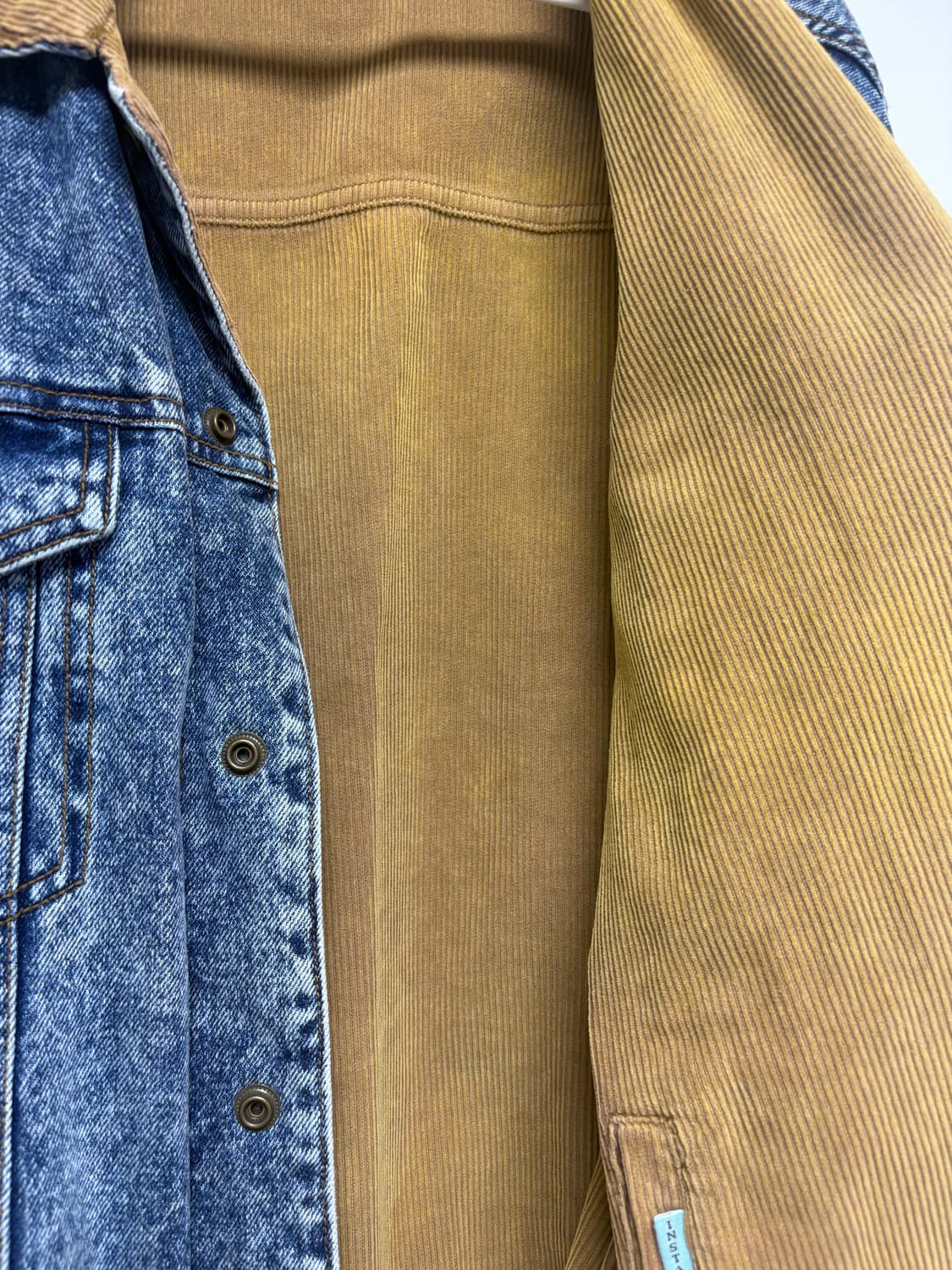 인스턴트 핑크 리버시블 데님자켓 상품이미지2