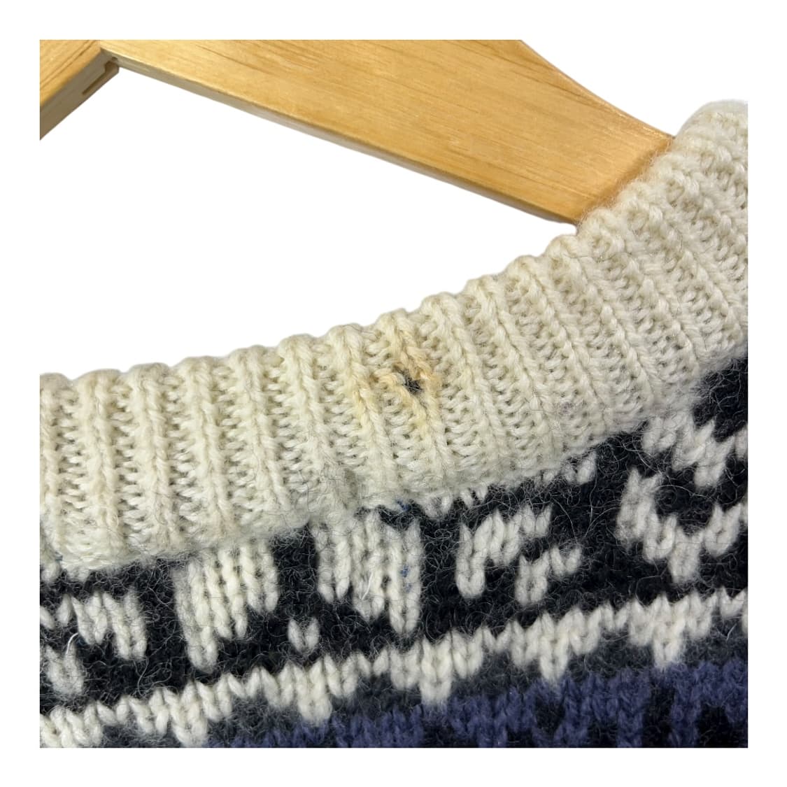 [JPN] 빈티지 그랜파코어 노르딕 울 니트 상품이미지6