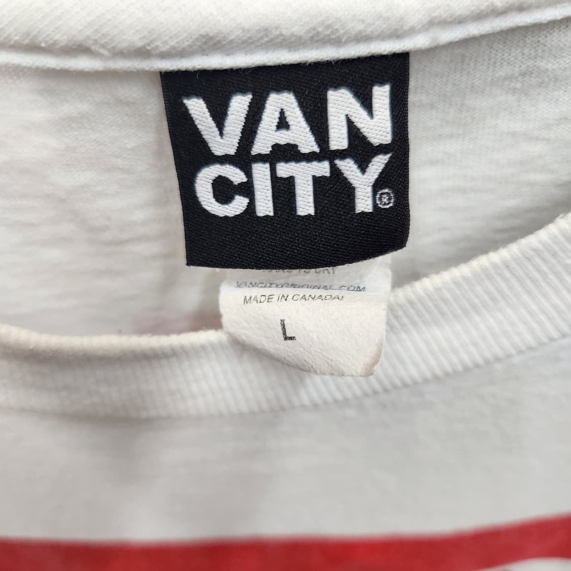 VANCITY 빅로고 프린팅 반팔티 L 상품이미지5