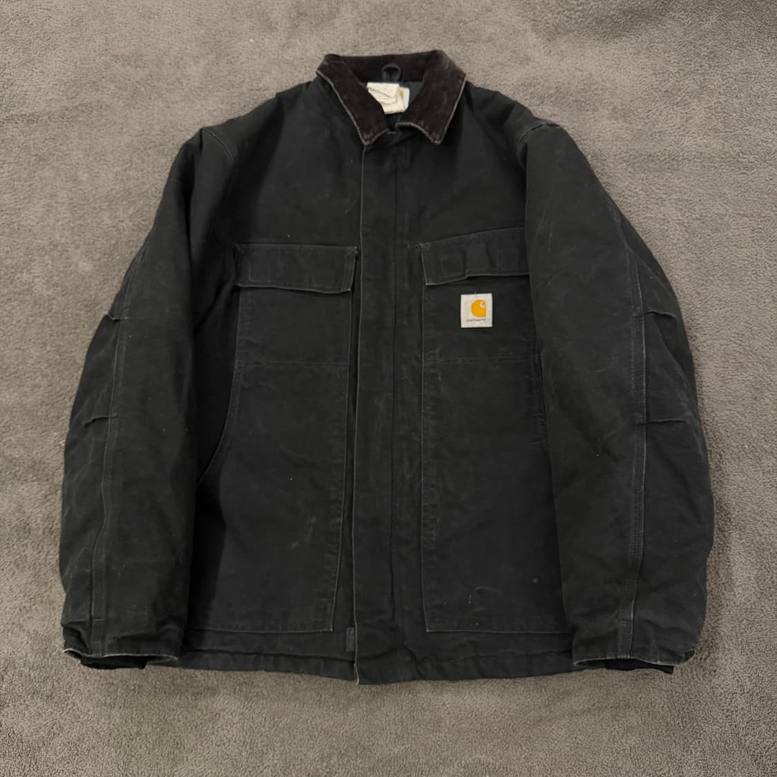 [정품] 칼하트 C03 블랙 덕아크틱 워크 자켓 상품이미지2