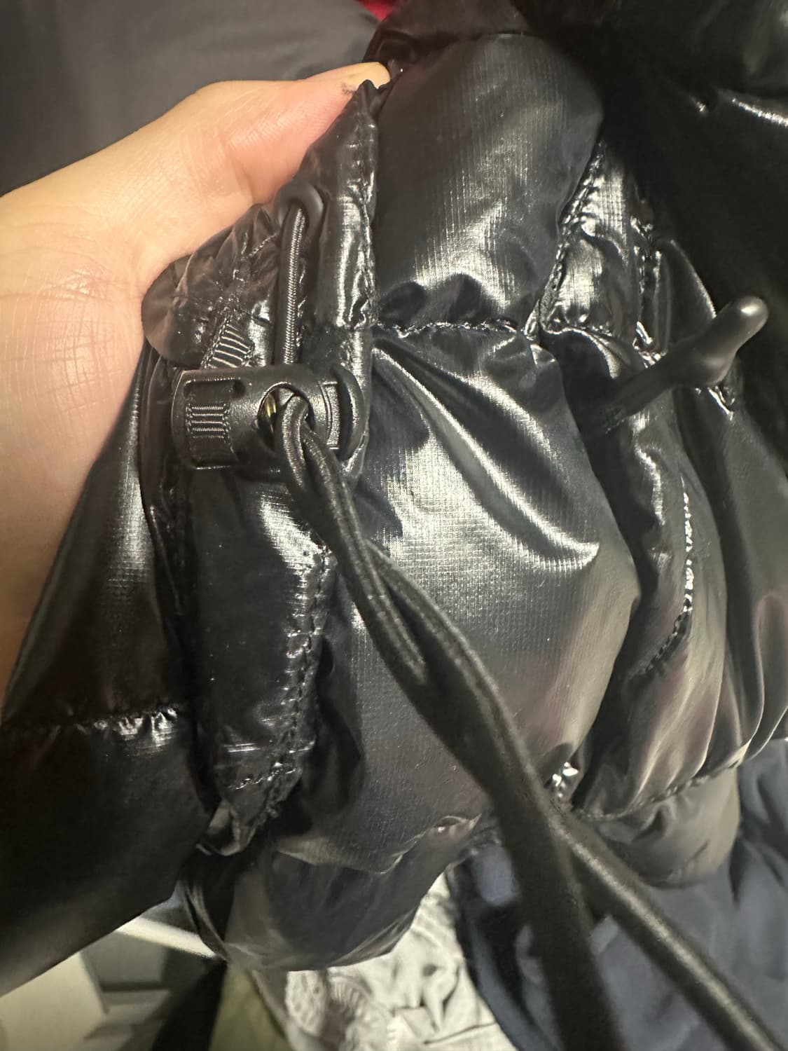 스투시 미드웨이트 패딩 블랙 m 상품이미지5